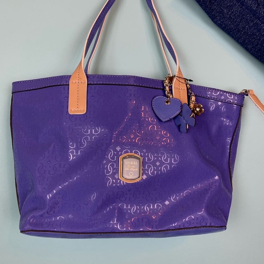 Guess - Light Purple Purse - EUC!
